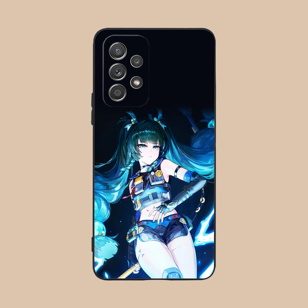 Zenless Zone Zero QingYi Phone Case for Samsung Galaxy M55 54 42 35 34 33 32 23 22 15 14 13 12 F55 5G Colorful Cover Cellphones