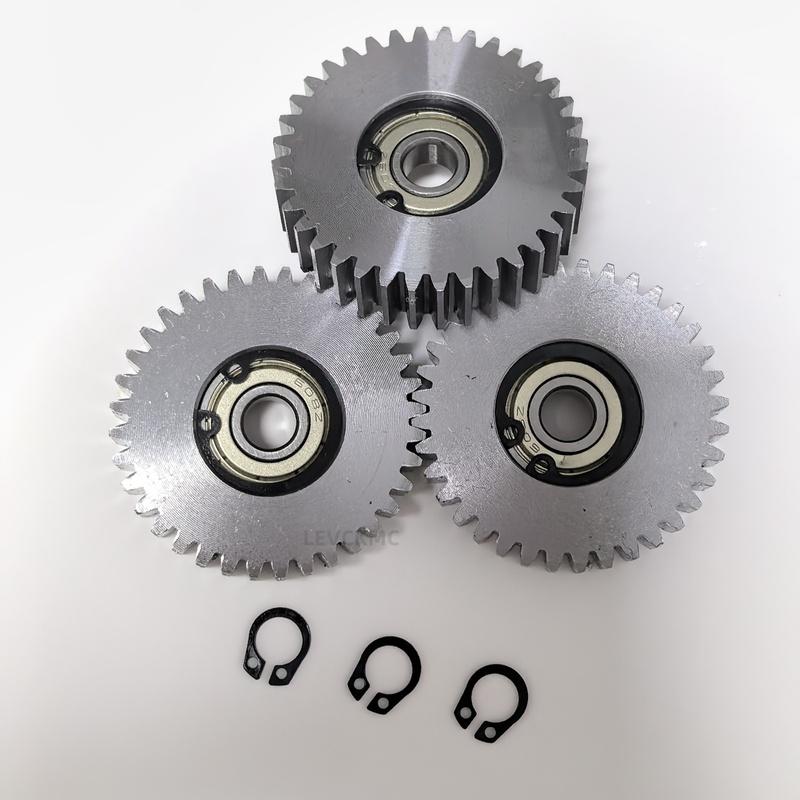3Pcs E-Bike Steel Gear 36T Planetary Motor Gear 47.5*12mm Electric Scooter Metal Gears Power Transmission Gear 8mm