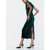 Fall and Winter New round Neck Sleeveless Sexy Silm Base Dress Dress Velvet Dress 9436617