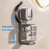 Adjustable Basin Hanger Suction Cup Bathroom Hook Heavy Duty Wall Hook for Kitchen Bathroom Basins Towels Storage