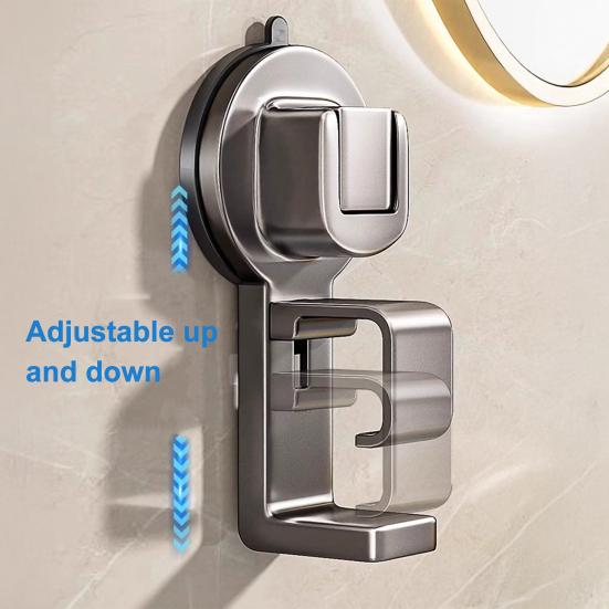 Adjustable Basin Hanger Suction Cup Bathroom Hook Heavy Duty Wall Hook for Kitchen Bathroom Basins Towels Storage