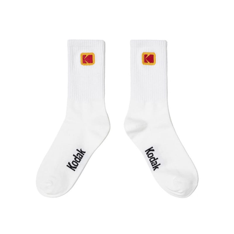 KODAK Apparel ColorPlus Mini Logo Socks WHITE