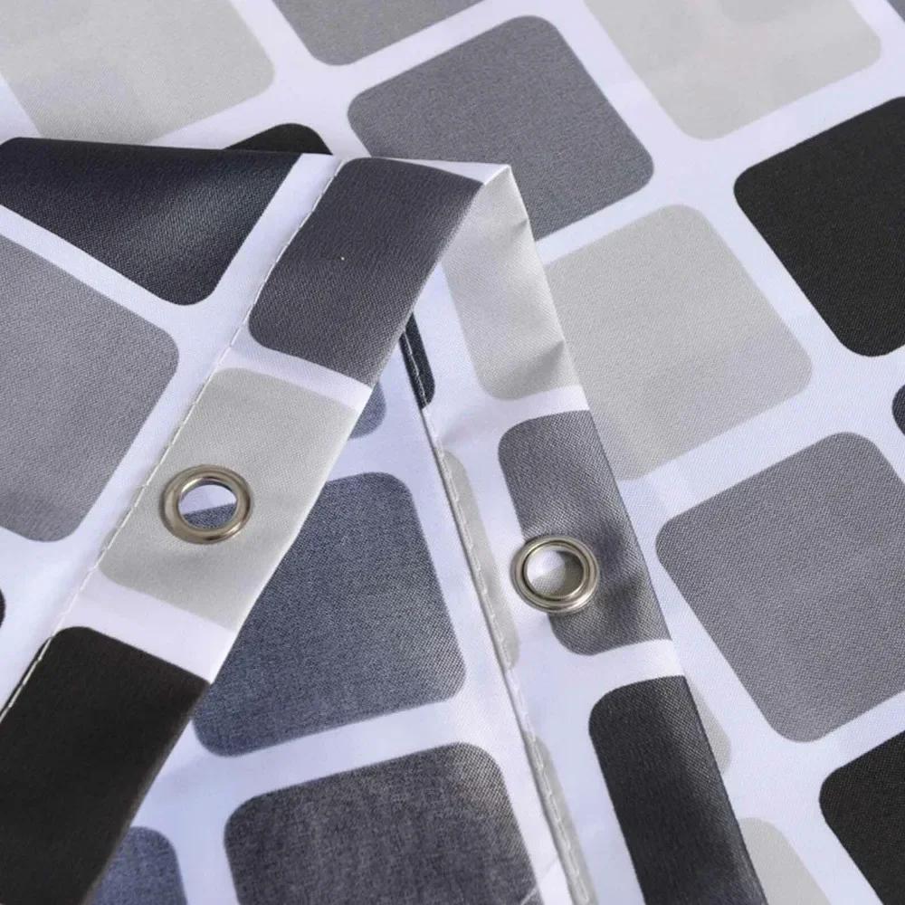 200*220cm Wasserdichte Badezimmer Vorhänge Für Dusche Modern Schimmelresistent Langlebig Badezimmer Sichtschutz Mit Haken Badewannen Zubehör