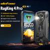 Ulefone RugKing 4 Pro 6.56" 120Hz Rugged Phone Android 15 Up To 16GB+256GB Waterproof 10200mAh 48MP Camera NFC Global Smartphone