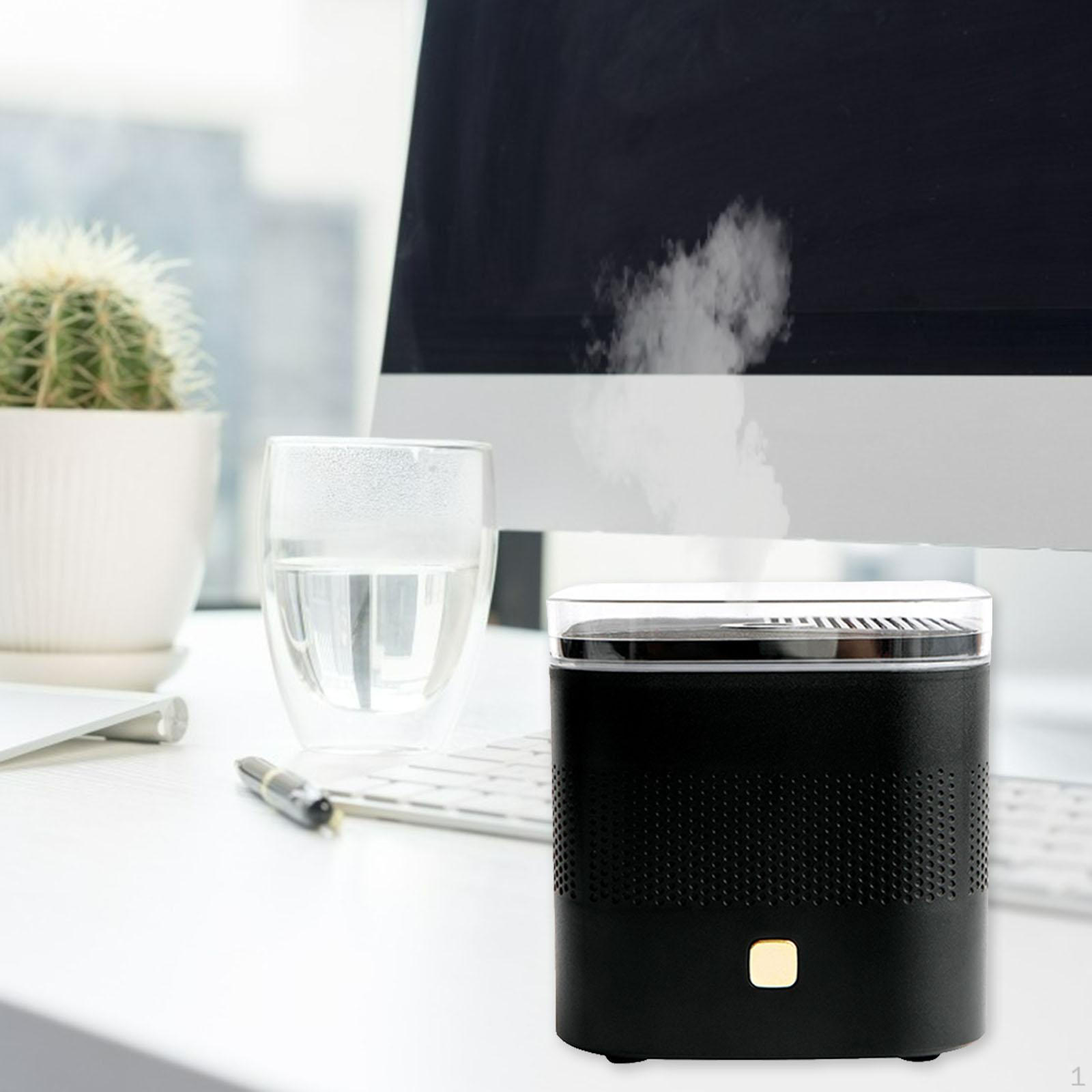 Humidifier Ultrasonic Colorful Light USB for Home Bedroom чёрный