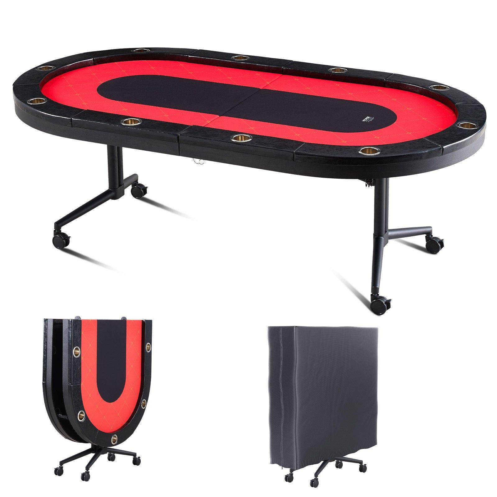 VEVOR 10 Player Foldable Poker Table