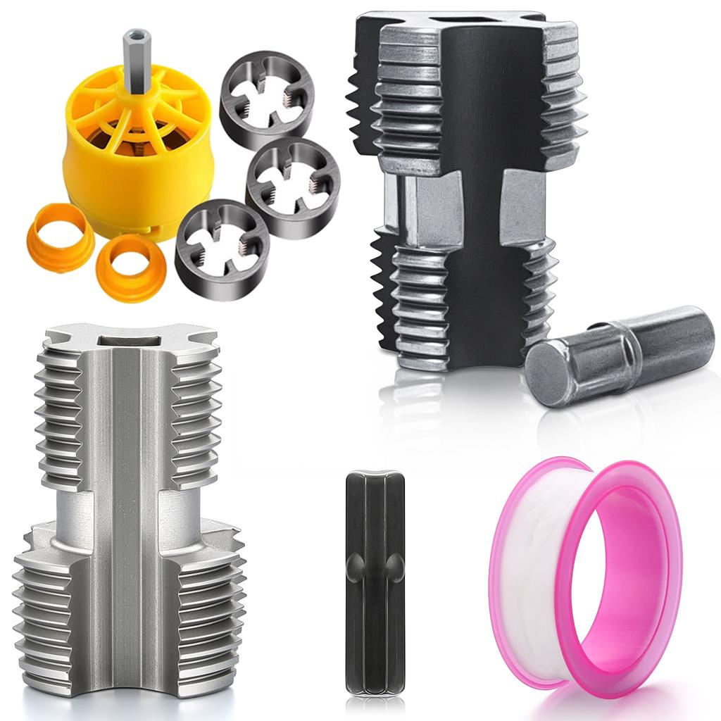 Narzędzie do gwintowania rur PVC Mocna wiertarka elektryczna Zmodyfikowana gwintownica do rur wodnych, odpowiednia do ulepszania obróbki gwintów