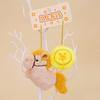 2Pcs Horse Plush Doll Year of The Horse Plush Mascot Cute Pony Backpack Keyring