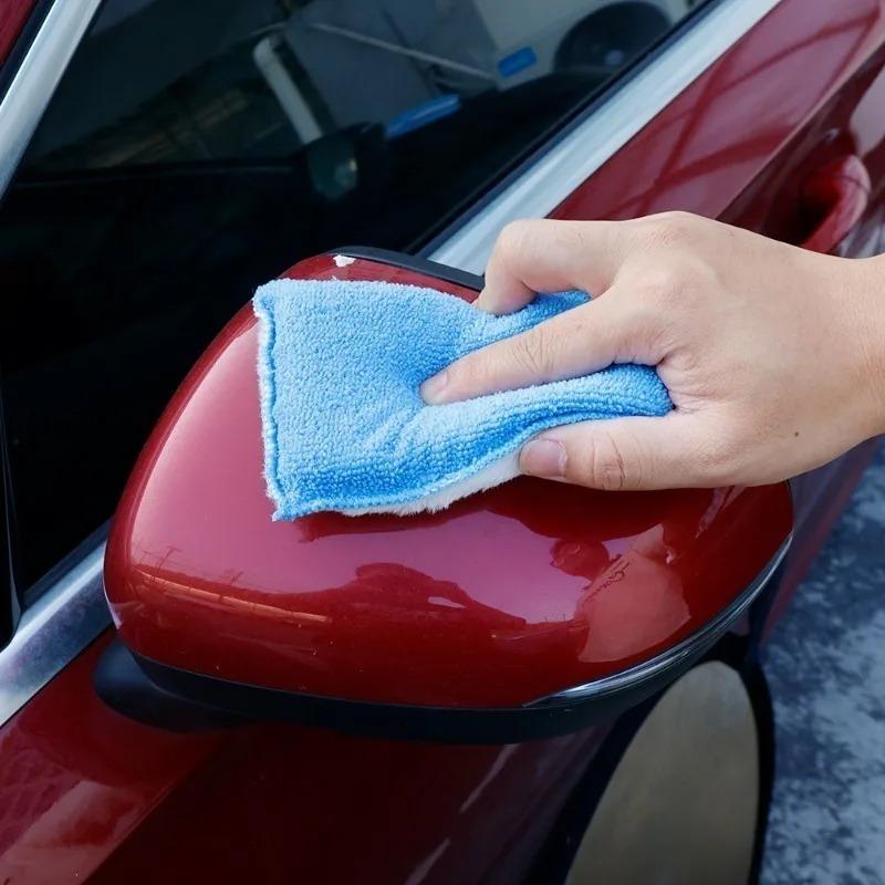 Car Cleaning Sponge Block Car Body Dashboards Imitation Wool Fiber Double-side Cleaning Sponge Car Cleaning Maintenance Tools