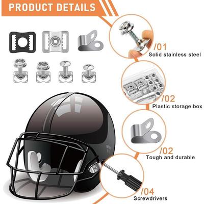 1Pcs Hockey Helmet Replacement Parts Hockey Helmet Repair Kit Sports Helmet Repair Kit Replacement Screw Parts Tools