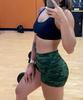 BUBBLELIME Camouflage Women'S Summer Shorts Half-Length Shorts Plus Size (Type B)