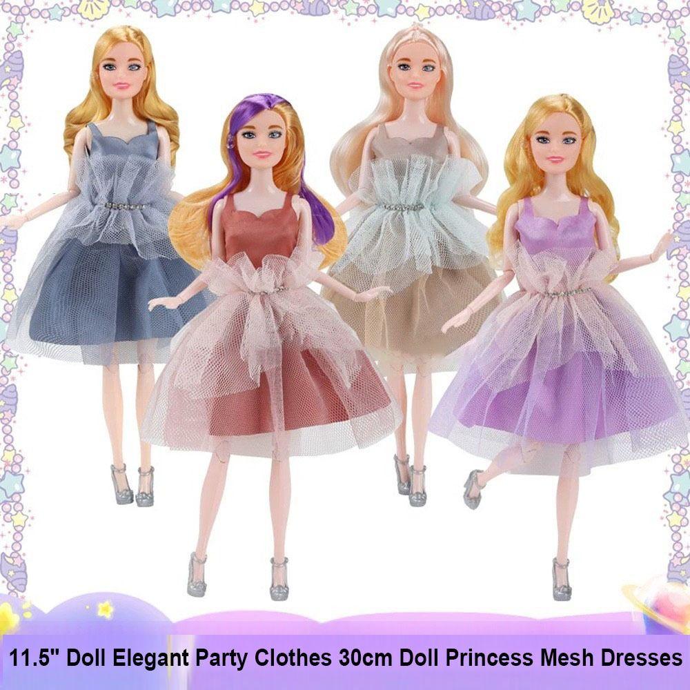 Casual Wears Doll Princess Mesh Dresses Suit for 30cm Doll/for 1/6 BJD Dolls/for 11.5" Dolls