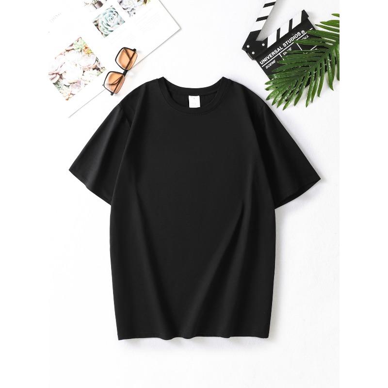 European Sizes Men's Trendy Streetwear White Rabbit Riding a Motorcycle Print Short-Sleeve T-Shirt for Daily Casual Fashion