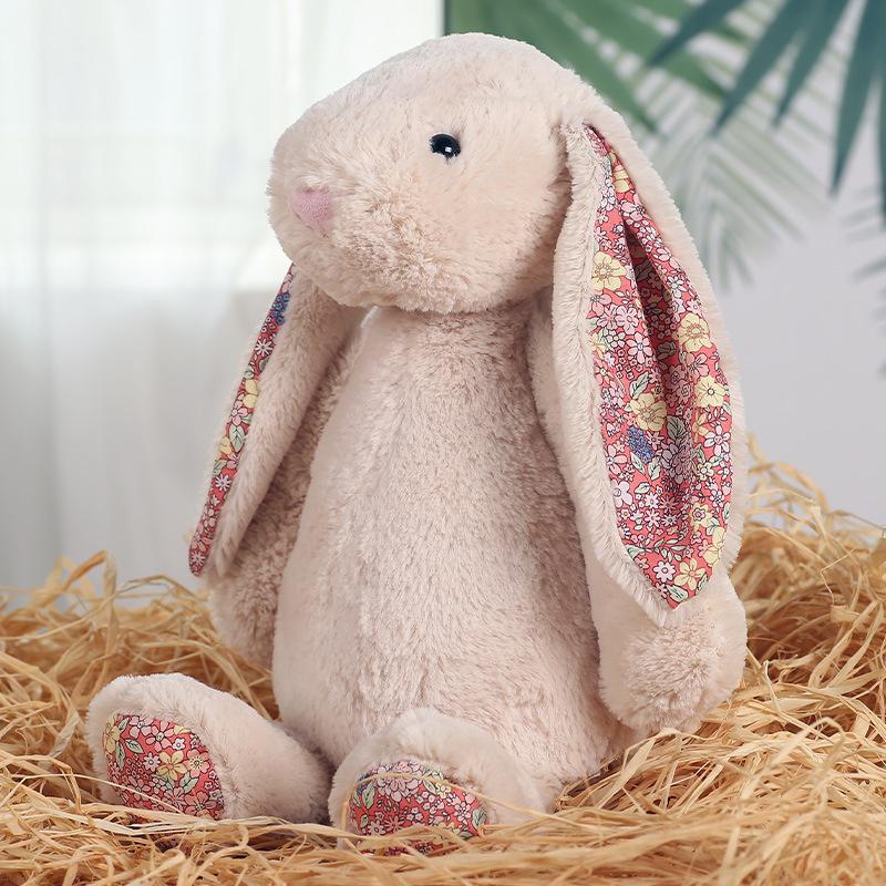 Hot Selling Soft Long Ears Rabbit Doll Normal Ears Rabbit Plush Toy Bunny Doll Bonnie Rabbit