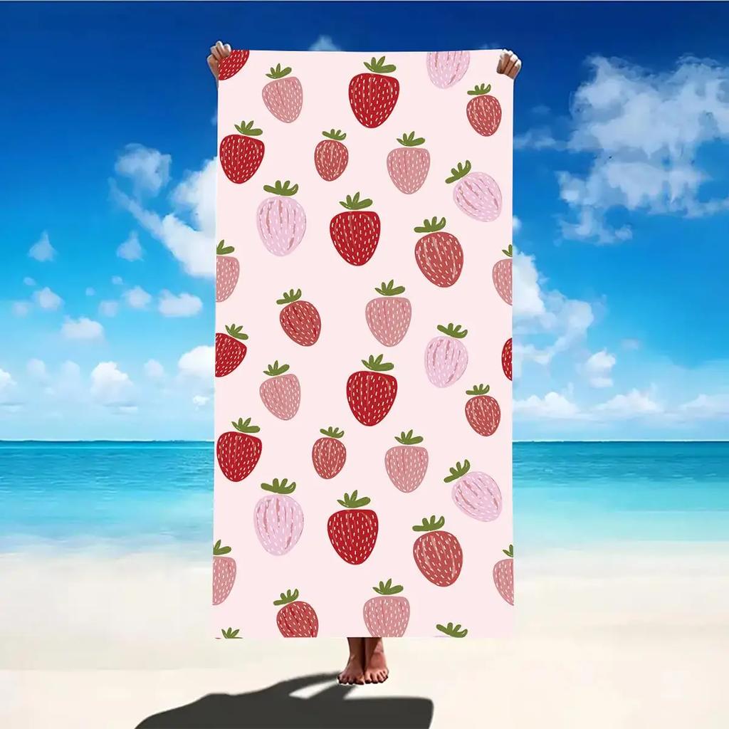 Beach Towel Portable Quick Fast Dry Sand Outdoor Travel Swim Blanket Thin Yoga Floral Print Mat Personalization Stripes Towel