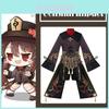 Genshin Impact Hutao Cosplay Kostüm Uniform Chinesischer Stil Niedliches Kostüm für Halloween