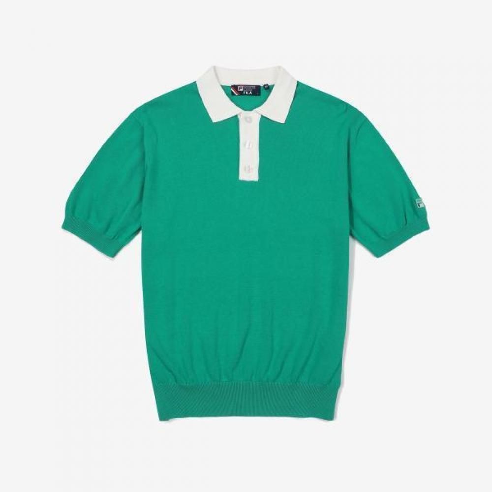 Fila Tennis Life ComforT FiT KniT Collar T shirT painted/105