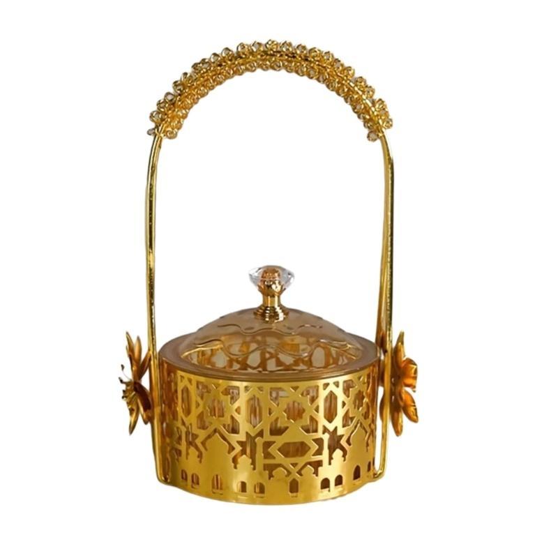 

Snacks Cookie Serve Plate Cake Plate with Lid Reusable Dessert Tray Round Storage Organizers Home Decorations