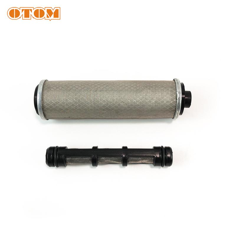 OTOM Motorcycle Oil Filter Coarse Filtration Cover Kit Engine Fine For ZONGSHEN ZS177MM NC250 NC450 KAYO K6 T6 Pit Dirt Bike