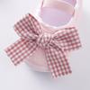 Sweet Bowknot Baby Girl Shoes Infant Soft Bottom First Walker Cotton Newborn Prewalker Spring Toddler Shoes