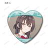 TV Anime "My Neighbor, Arya-san, Who Sometimes Whispers in Russian" Trading Scene Heart-Shaped Can Badges, Box of 10
