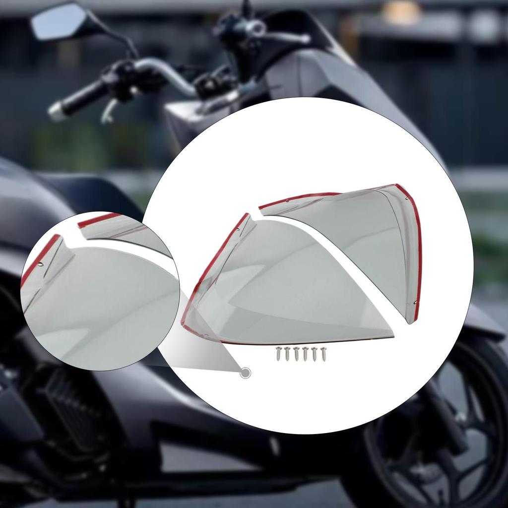 1 Pair Motorcycle Leg Wind Guards Windscreen Professional Protectors Replacement Windshield Side