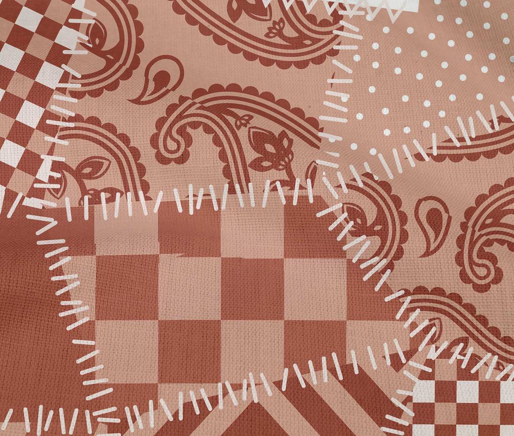 oneOone Cotton Flex Dark Peach Fabric Block Sewing Craft Projects Fabric Prints By Yard 40 Inch