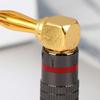 1Pcs Banana Plug Connector 4Mm Audio Video Speaker Adapter Banana Connectors Gold-Plated Banana Jack No Welding