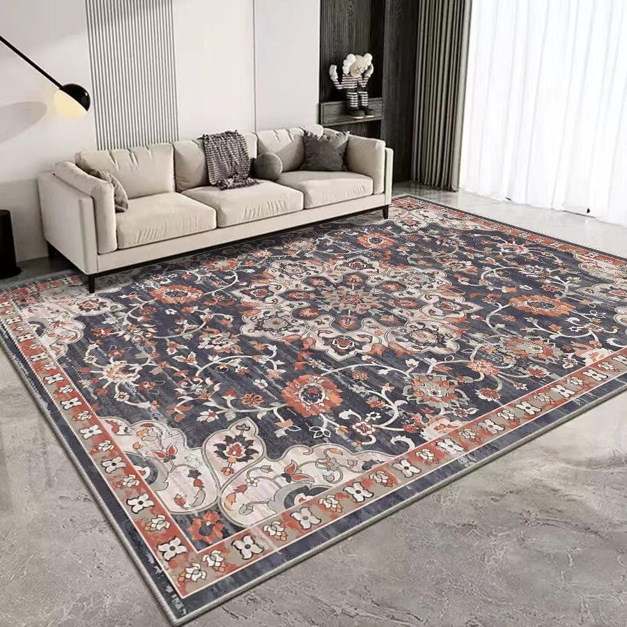 Persian Retro Large Living Room Carpet Boho Decoration Home Sofa Area Rugs 200X300 Cm Hall Coffee Tables Easy Clean Floor Mats