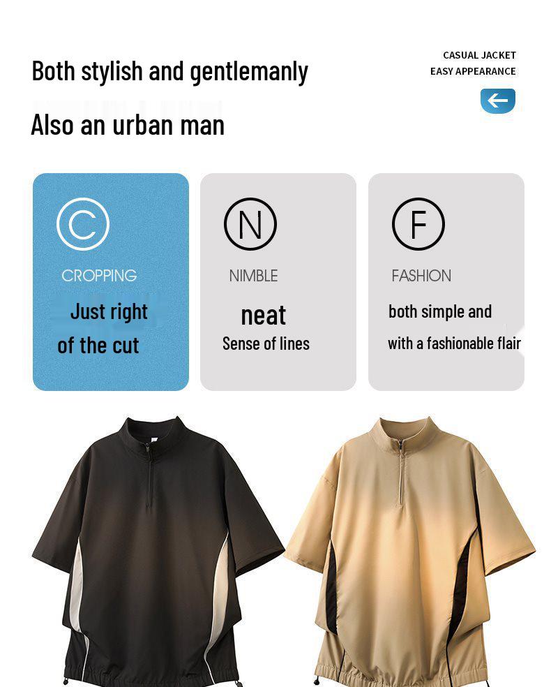 Unisex Casual Summer 2026 Sporty Two-Piece Set - Loose Fit Short-Sleeve Top & Pants