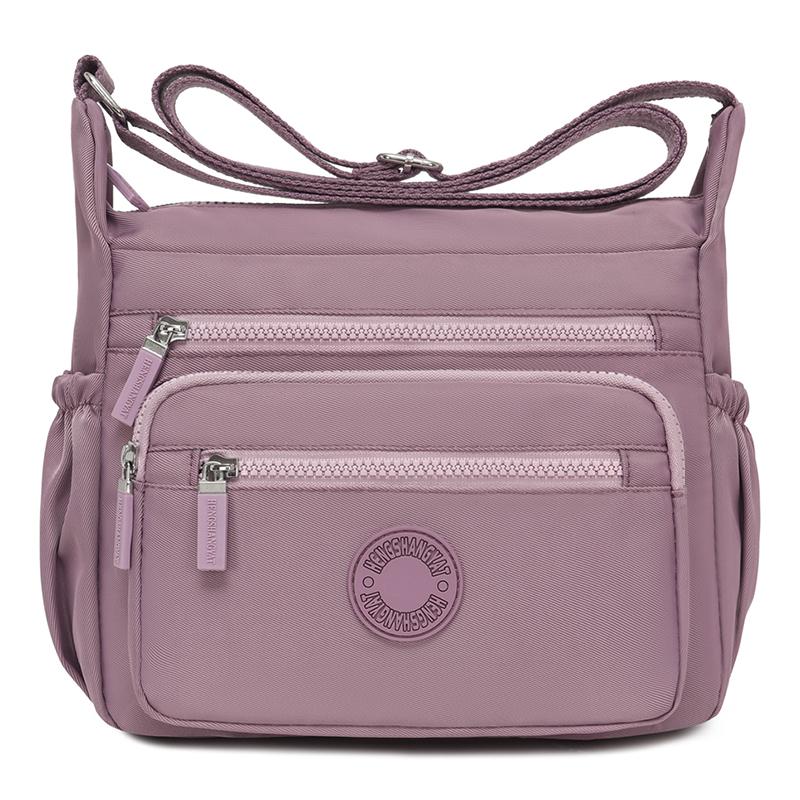 Nylon Women's Bag Multi-Layer Mother's Bag Large Capacity Shoulder Bag Lightweight Water-Repellent Crossbody Bag