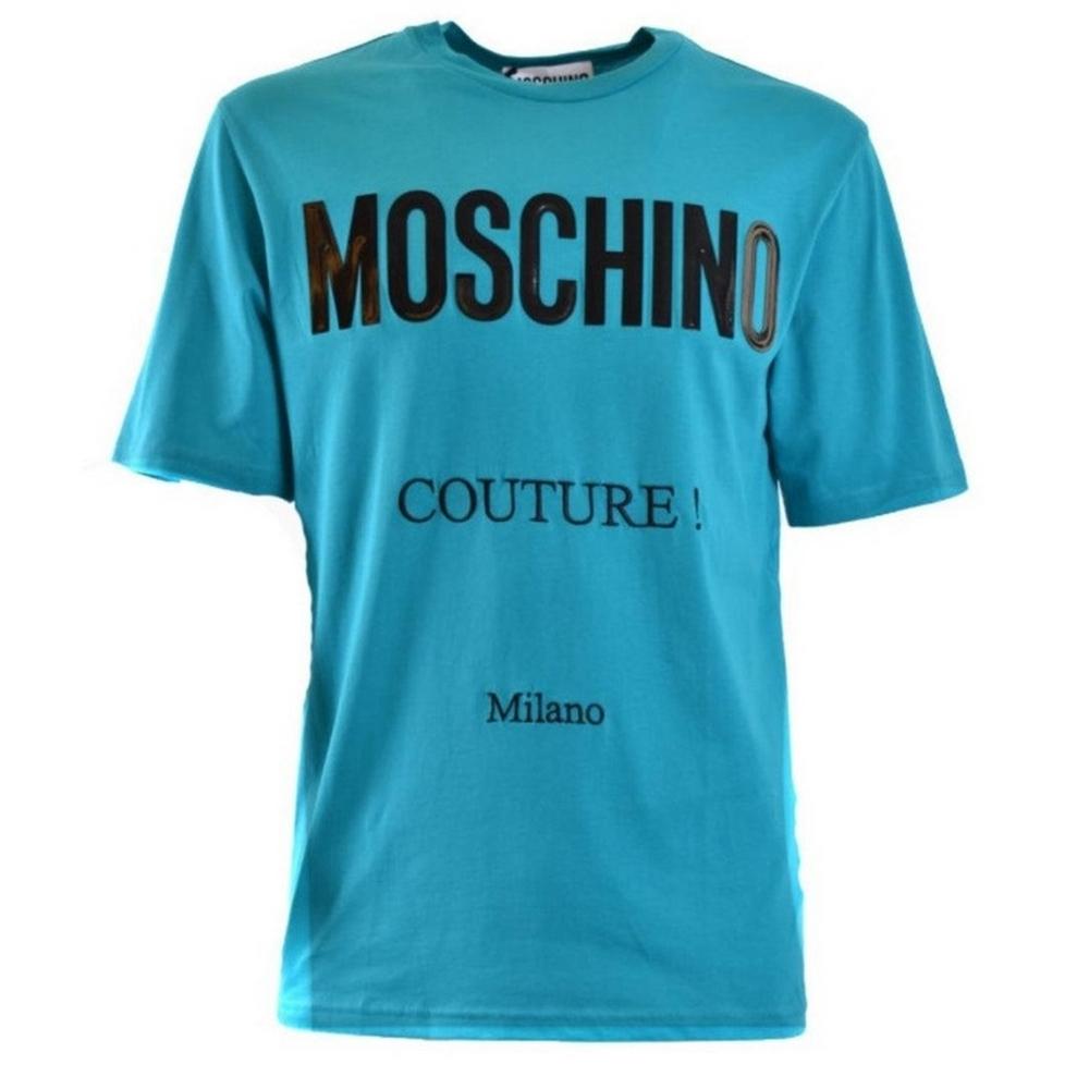 Moschino Mens Couture Gloss Logo T-Shirt