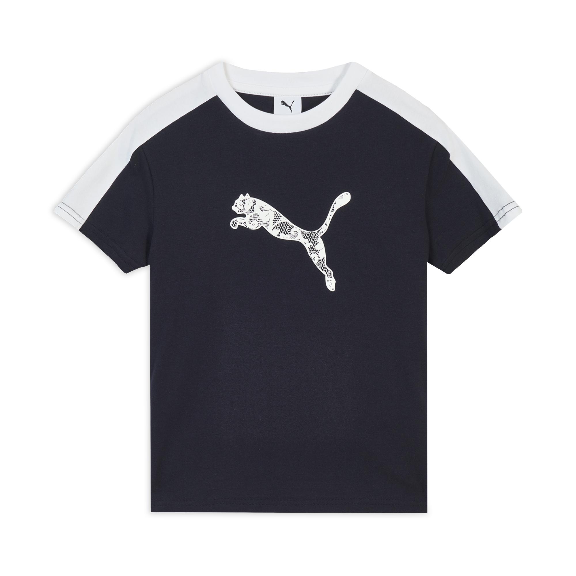 Puma Lace Ss T7 Slim Fit Sports Pullover T-Shirt Women tops 638460-16 L