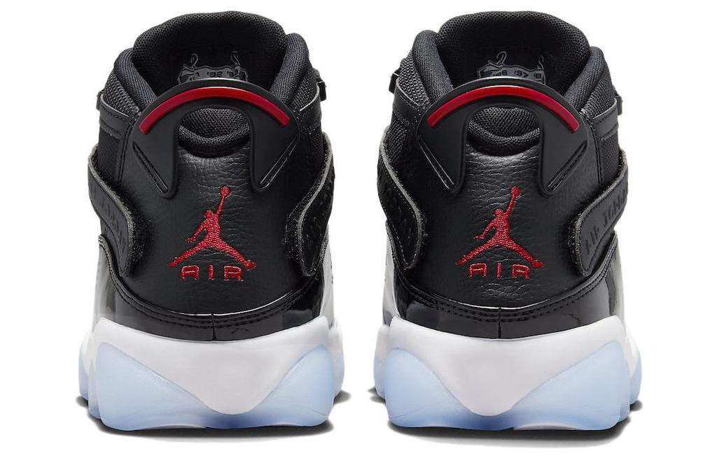 Jordan 6 Anillos Negro Gimnasio Rojo 322992-064