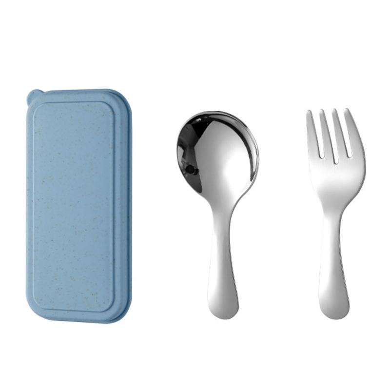 Portable Stainless   Spoon Fork Set Ideal For Picnics Office Dorm Dishwasher Safe