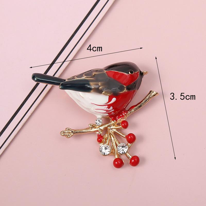 Sparkling Colorful Zircon Birds Brooch For Women Rhinestone Crystal  Animal Brooches Coat Dress Lapel Pins Wedding Party Jewelry