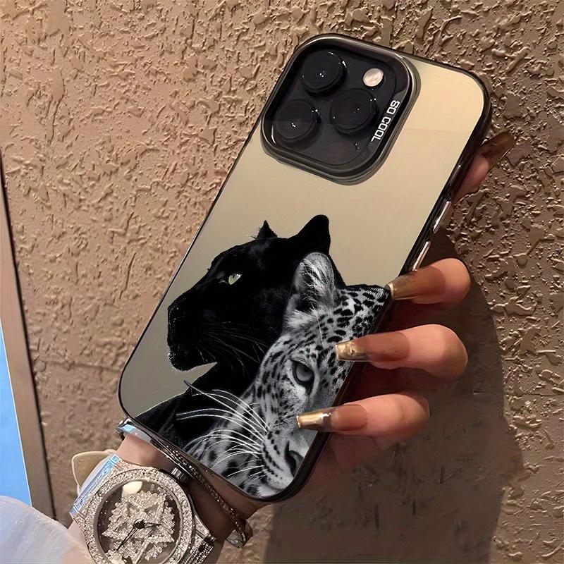 Cool Leopard Aesthetic Phone Case for iPhone 17, 16, 15, 14, 13, 12, 11 Pro/Max/Plus - Shockproof and Impact-Resistant