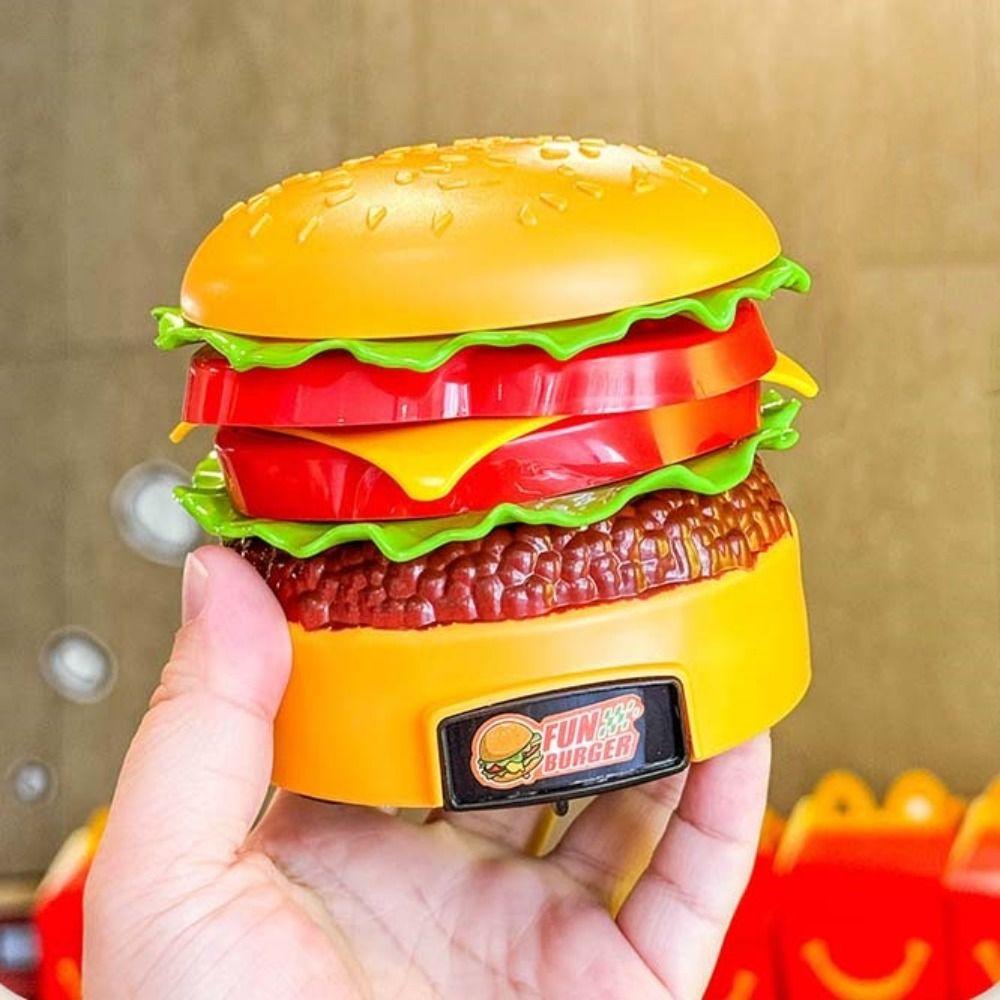 Freely Matched Remote Control Hamburger 360 Degree Rotating Kids Electric Car Toys  Vehicle Toy