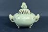 Used Vintage Koro Celadon Incense Burner Censer Lion Three Legs 480g Ornament