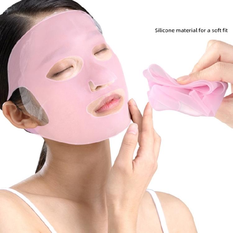 Silicone Face Mask Cover Ergonomic 3D Design Secure Ear Hook NonSlip Reusable Hydrating Skincare Tool For Dry SkinCares