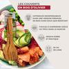 Ustensiles de cuisine - fackelmann - couverts à salade - bois d'olivier - 30 cm - lot de 2 pièces