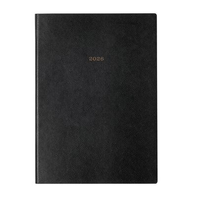 Exclusive 2026 Planner, December 2025 Weekly Vertical A5 Size, Souple Plus Lamp Black EDiT 26WDR-ETE01-BK