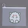 Transparent Office Supplies High Capacity Bear File Bag Pencil Case File Folder File Storage Bag