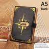 A5 Vintage Lockable Password Notebook - Thick Student Writing Diary
