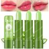Aloe Color Changing Lipstick Aloe Vera Tinted Lip Balm Moisturizing Hydrating Long Lasting Lipstick Hydrating Lip Care Gloss for Soft Lustrous Lips