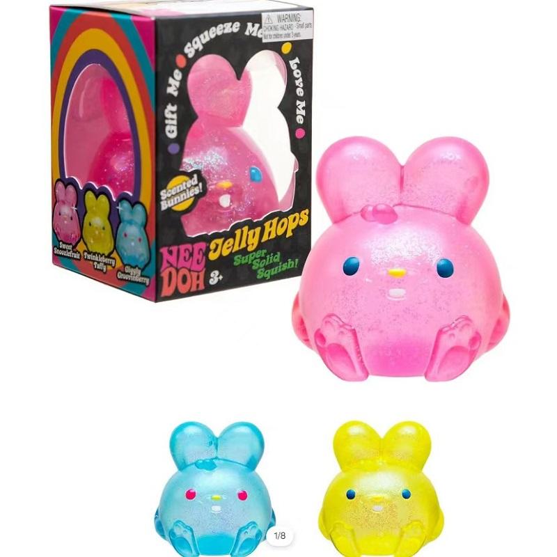 Bai Fen Bai Toys Blue Toys, Schylling Needoh Nice Cube Simulation Rabbit Pinching, Stress Relief, Anxiety Relief, Sensory Focus On Defects, Adhd Popul