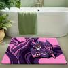 Pokemon Summer Festival Night Print Non-slip Doormat, Soft Absorbent Floor Rug for Home Decor