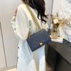 Korean Version of the Trend Small Square Bag 2025 Summer New Fashion Simple Messenger Bag Casual Niche Single Shoulder Armpit Bag Women
