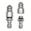 High-pressure Nozzle High-pressure Pipe Carding Nozzle - Porous Pressure Nozzle Industrial Intensity Jet Power Drainage Cleaning