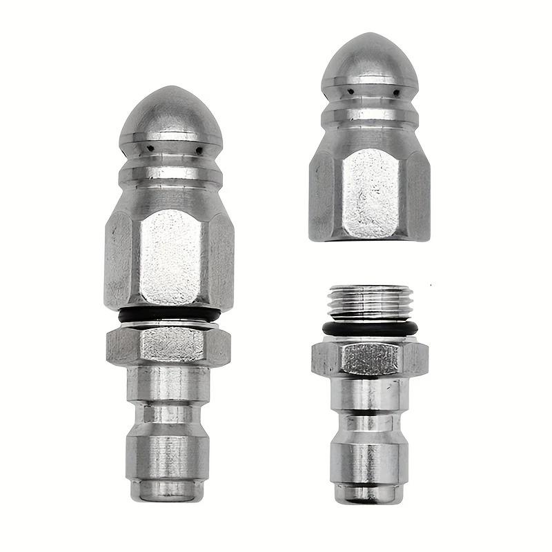 High-pressure Nozzle High-pressure Pipe Carding Nozzle - Porous Pressure Nozzle Industrial Intensity Jet Power Drainage Cleaning